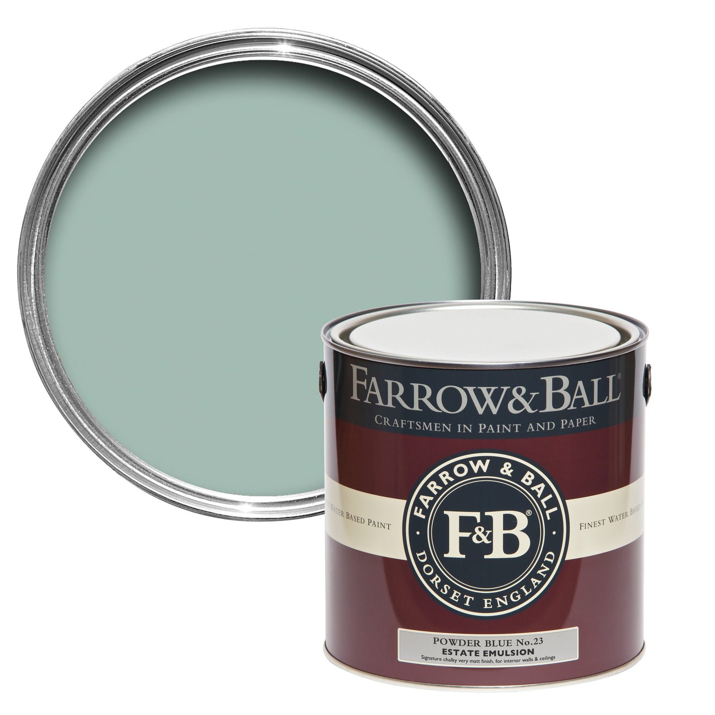 Farrow & Ball Powder Blue No. 23 - Modern Eggshell 750ml