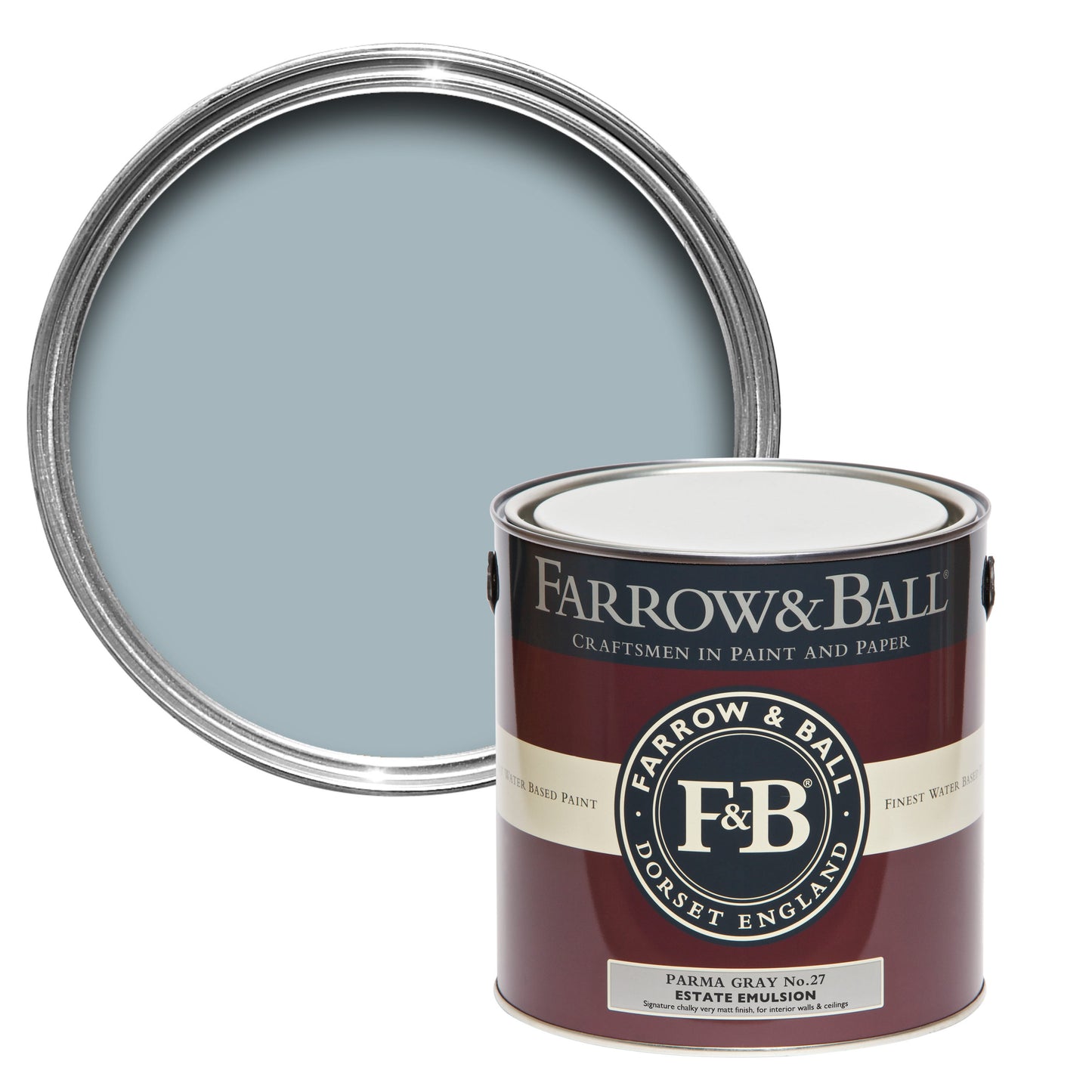 Farrow & Ball Parma Gray No. 27 - Modern Eggshell 750ml
