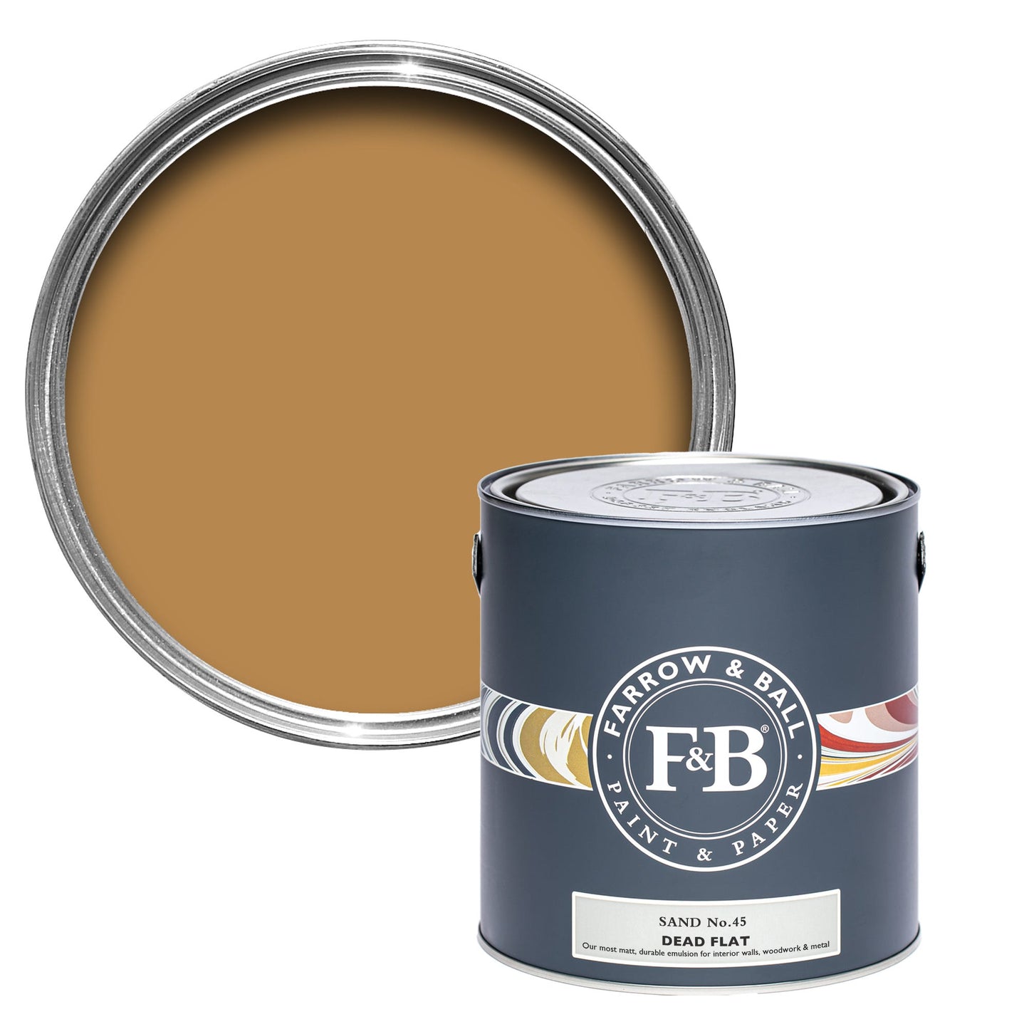 Farrow & Ball Sand No. 45 - Dead Flat 750ml