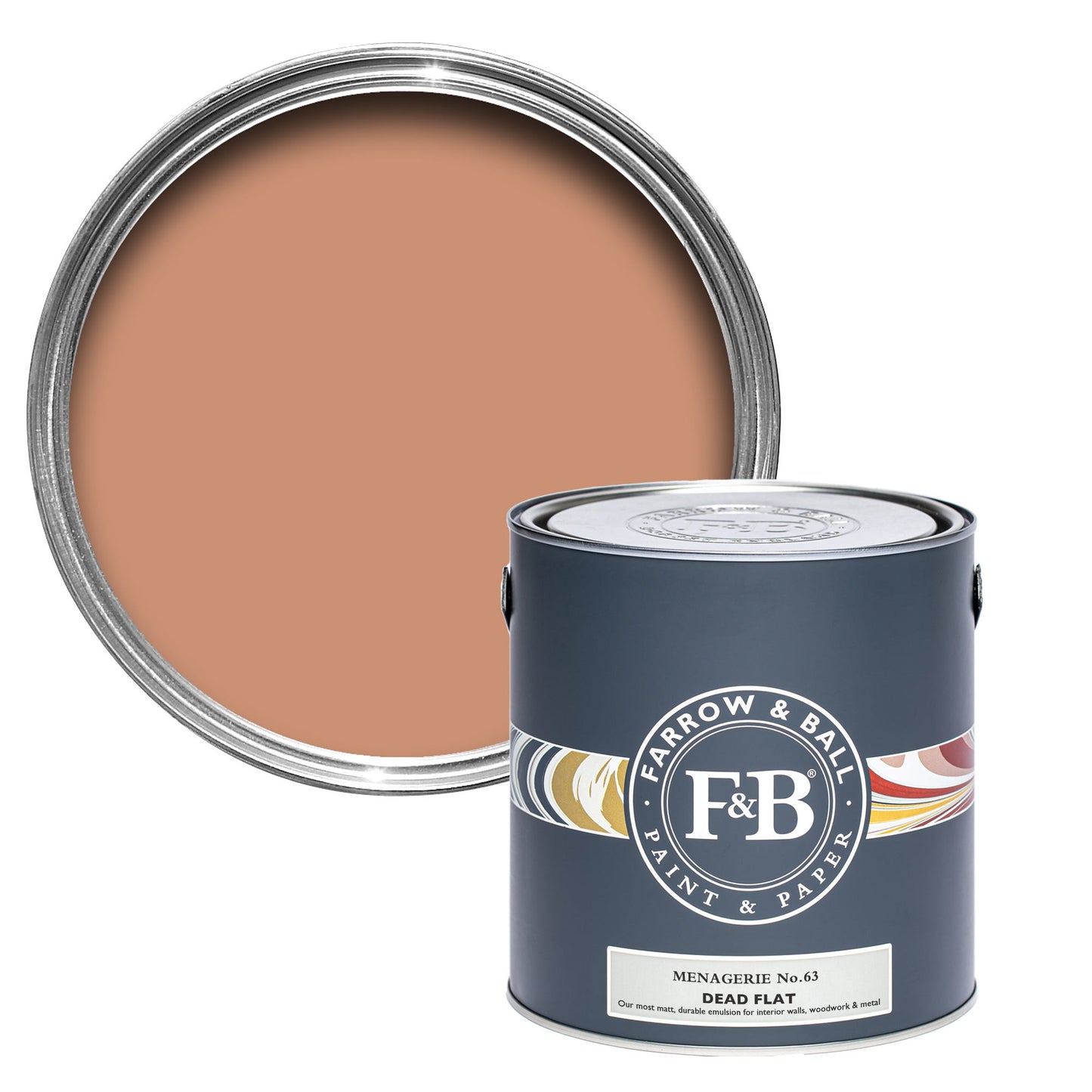 Farrow & Ball Menagerie No. 63 - Dead Flat 2.5L