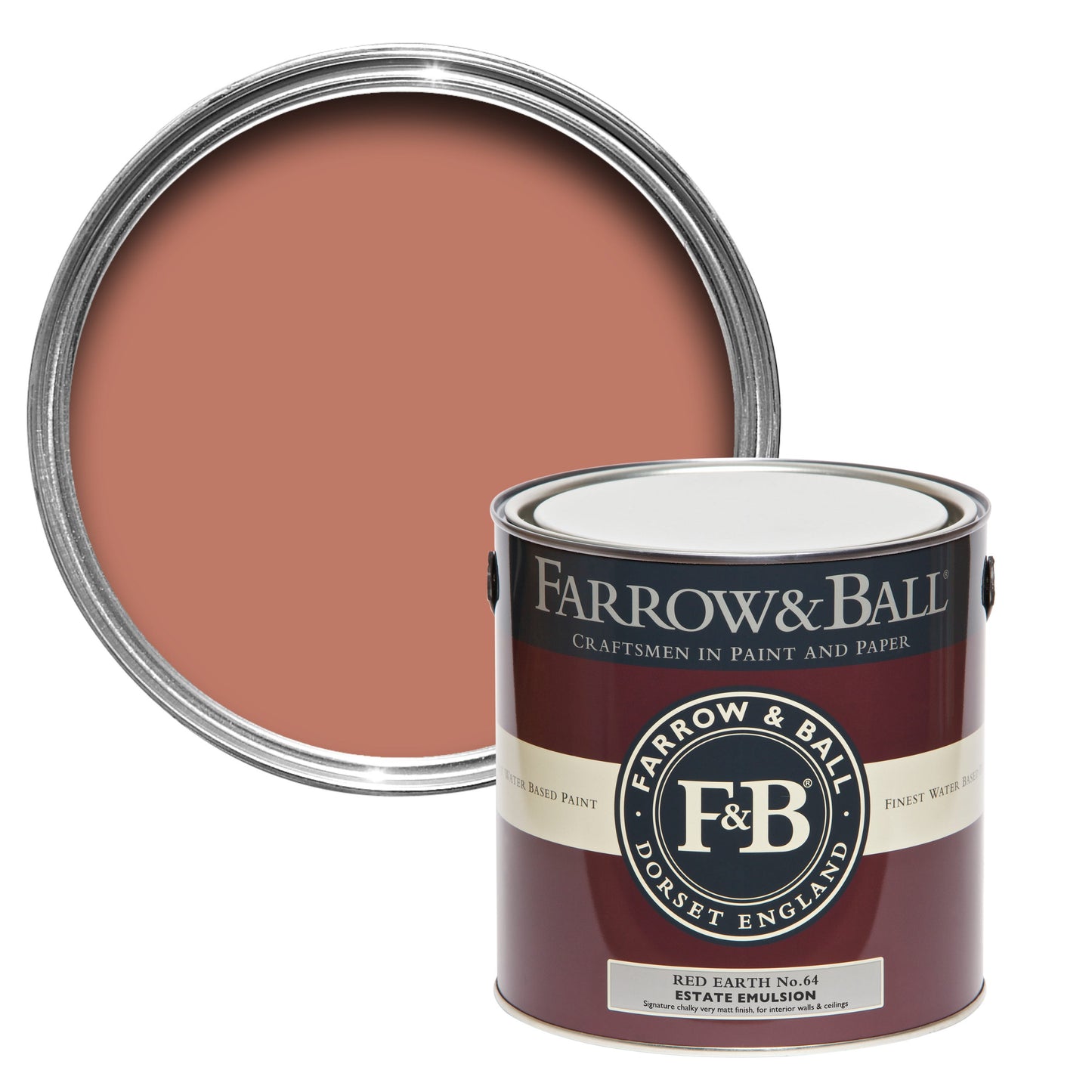 Farrow & Ball Red Earth No. 64 - Modern Emulsion 2.5L