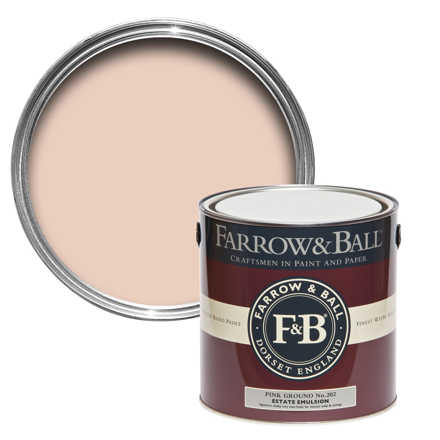 Farrow & Ball Pink Ground No. 202 - Modern Emulsion 2.5L