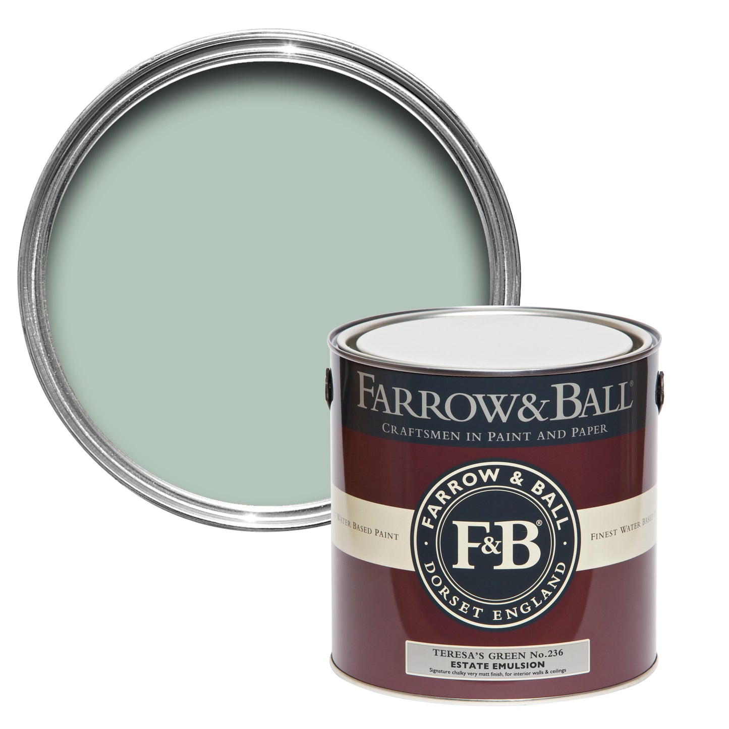 Farrow & Ball Teresa's Green No. 236 - Full Gloss 2.5L