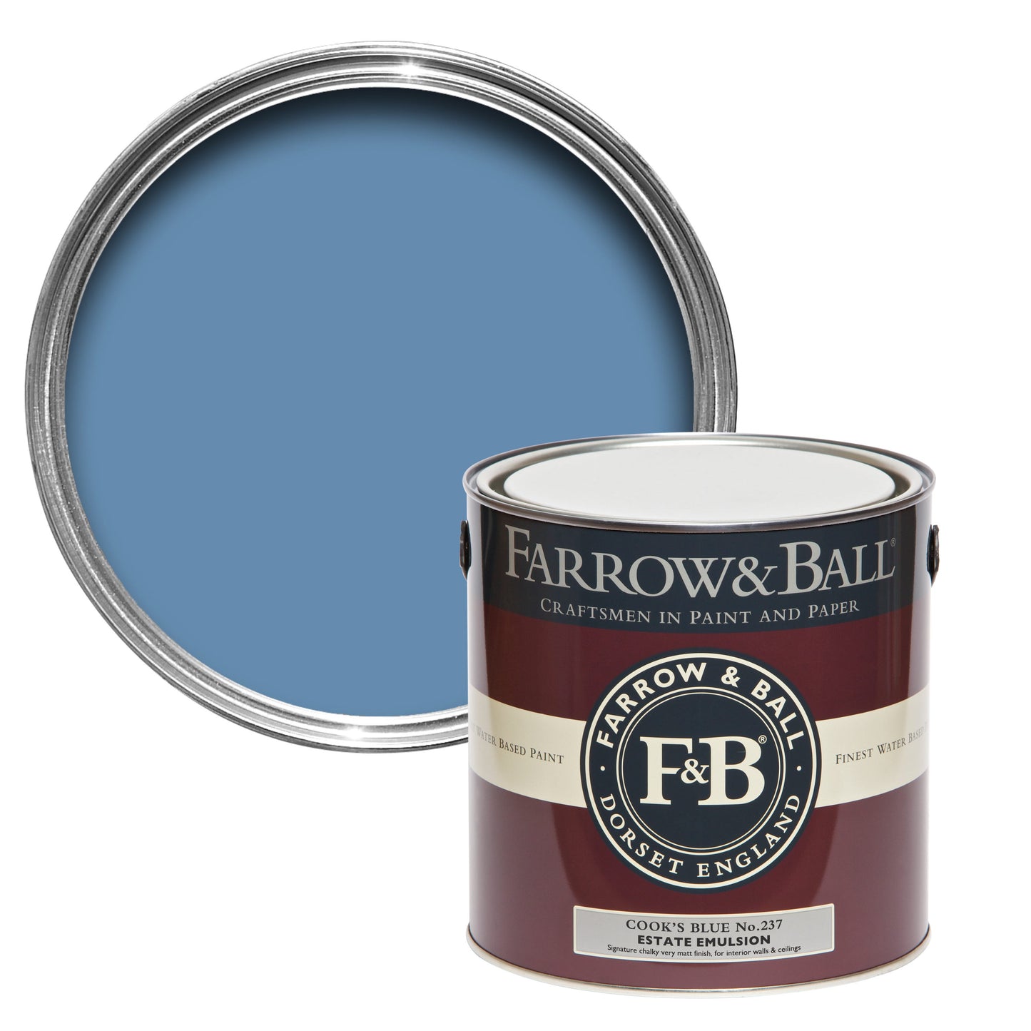 Farrow & Ball Cook's Blue No. 237 - Full Gloss 2.5L