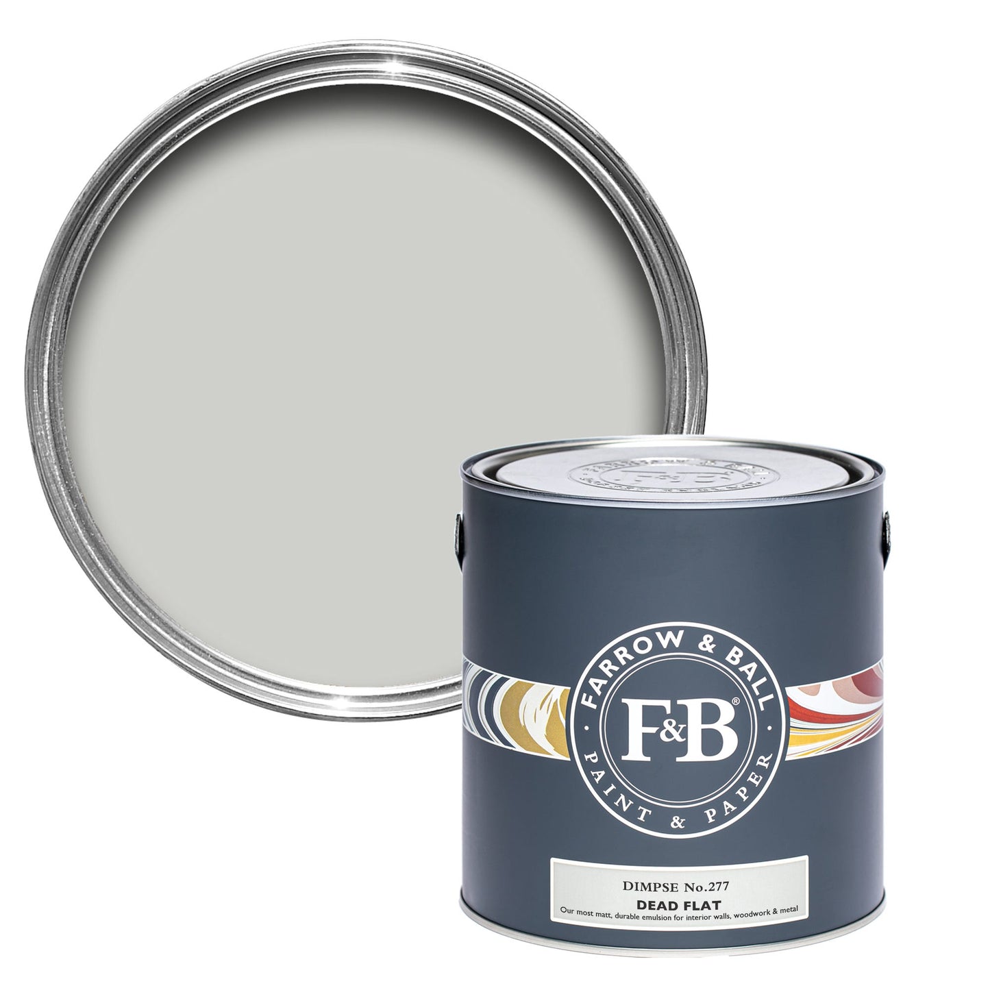 Farrow & Ball Dimpse No. 277 - Dead Flat 5L