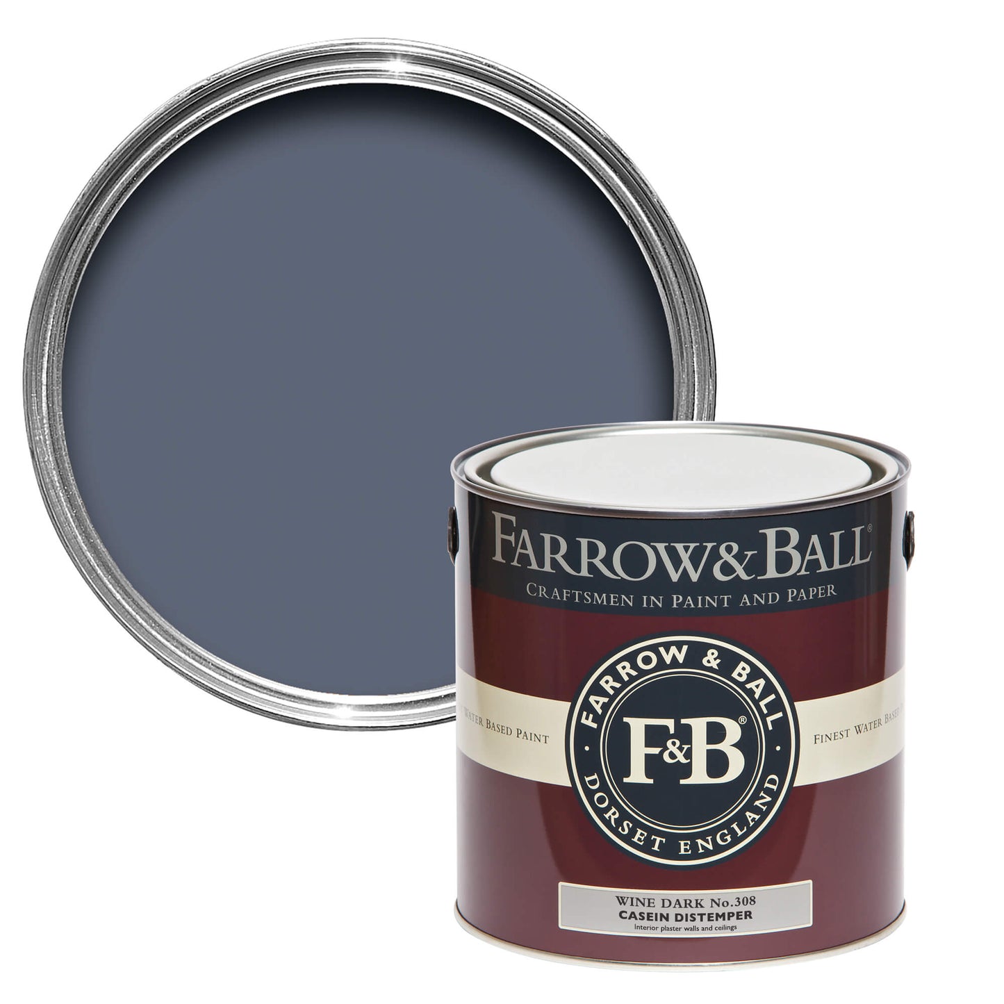 Farrow & Ball Wine Dark No. 308 - Modern Eggshell 5L
