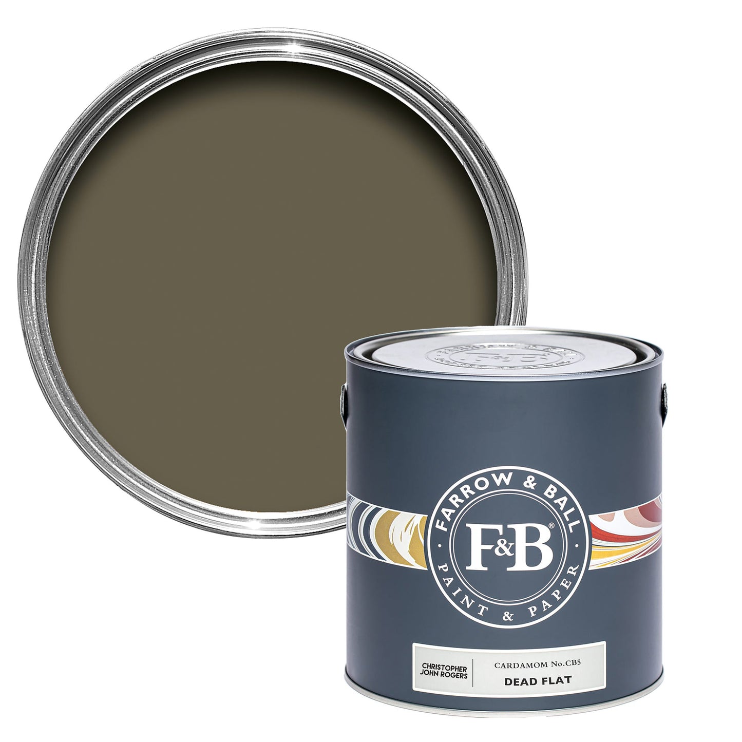 Farrow & Ball Cardamom No. CB5 - Dead Flat 2.5L