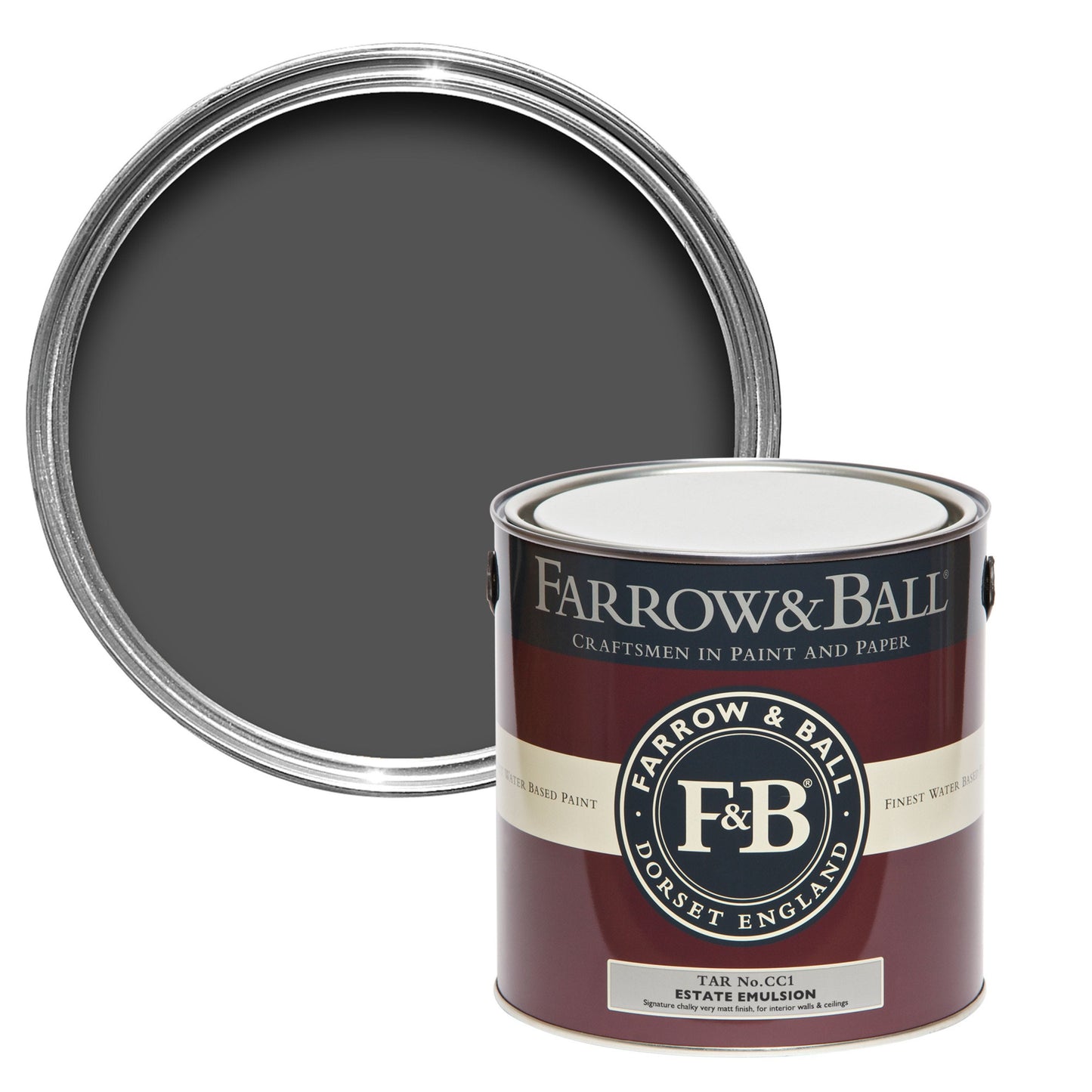 Farrow & Ball Tar No. CC1 - Modern Emulsion 5L