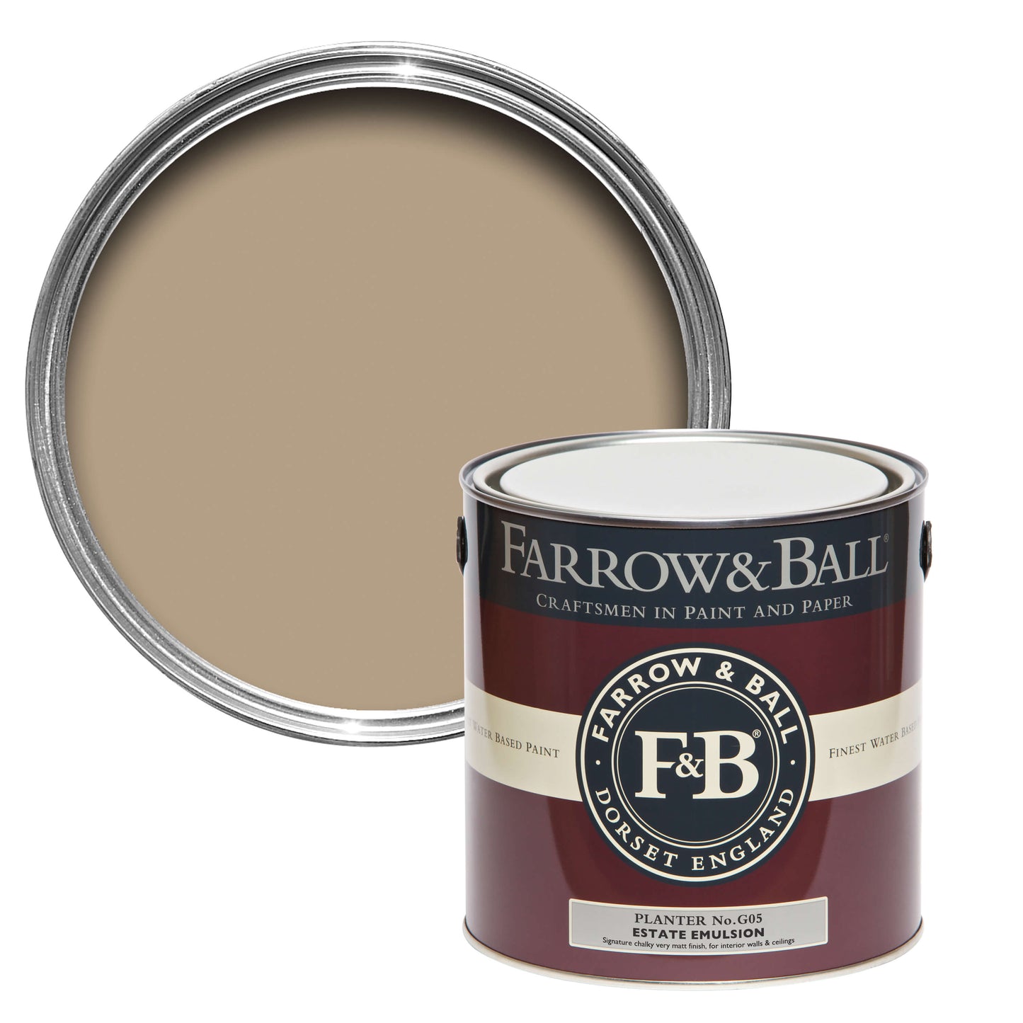 Farrow & Ball Planter No. G5 - Casein Distemper 2.5L