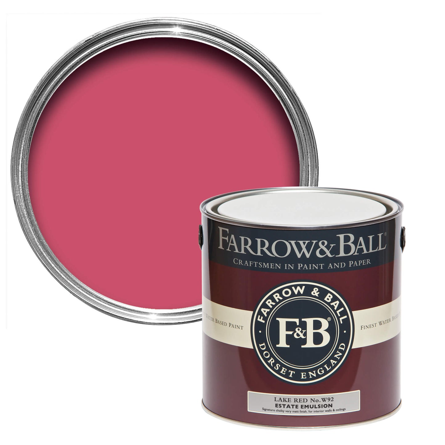 Farrow & Ball Lake Red No. W92 - Modern Eggshell 2.5L
