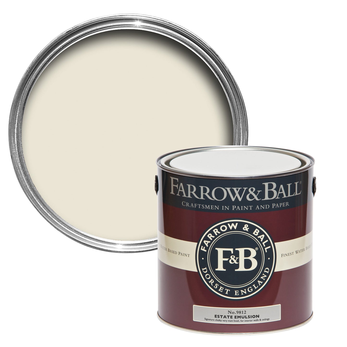 Farrow & Ball Farrow's White No. 9812 - Modern Eggshell 5L