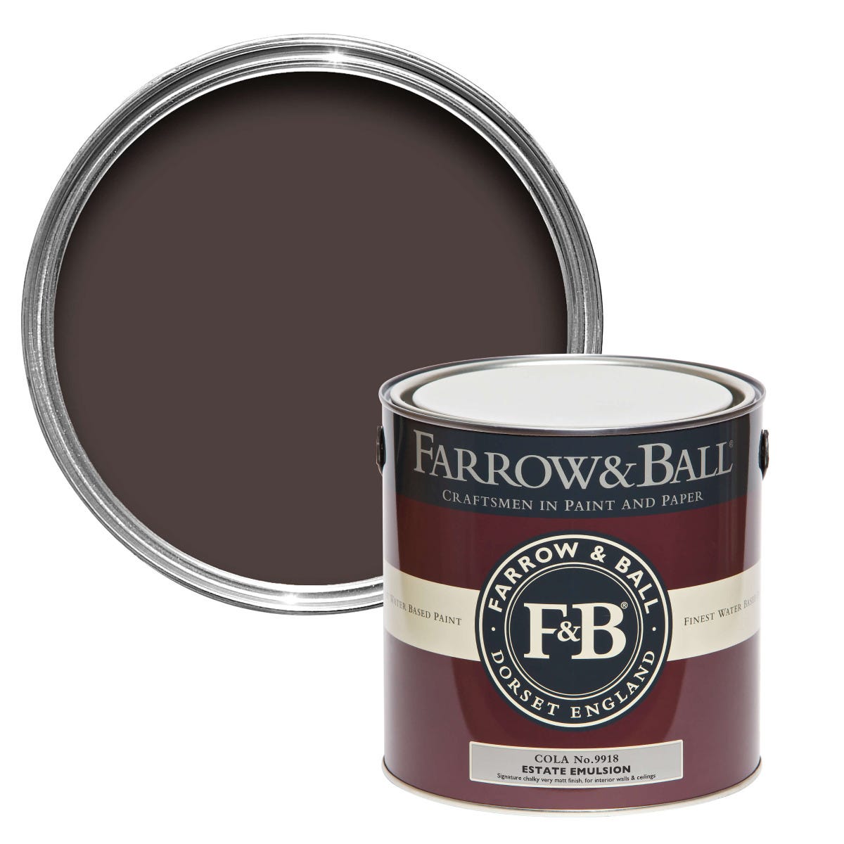 Farrow & Ball Cola No. 9918 - Casein Distemper 2.5L