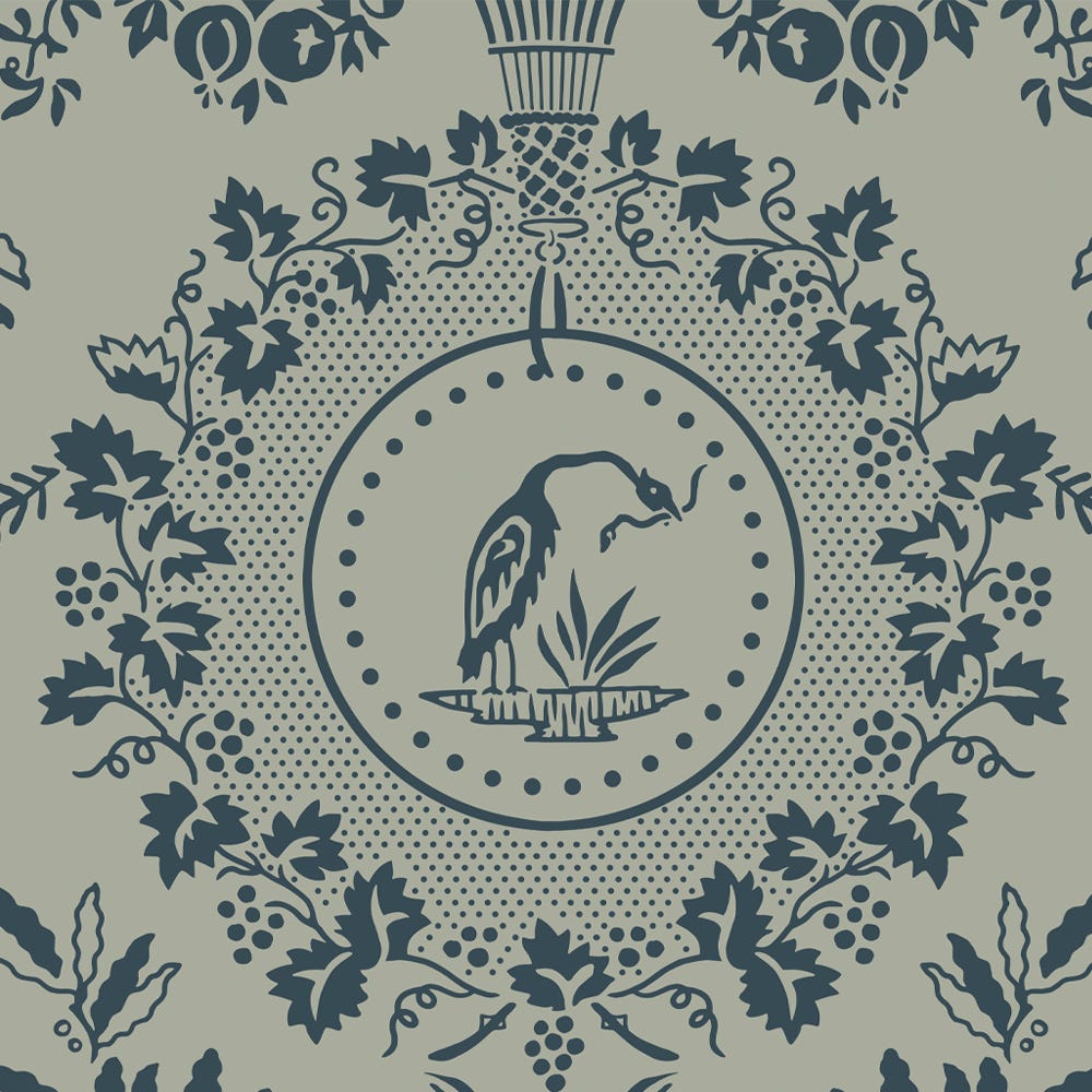 Farrow & Ball Purnon - Wallpaper 210 x 270 mm
