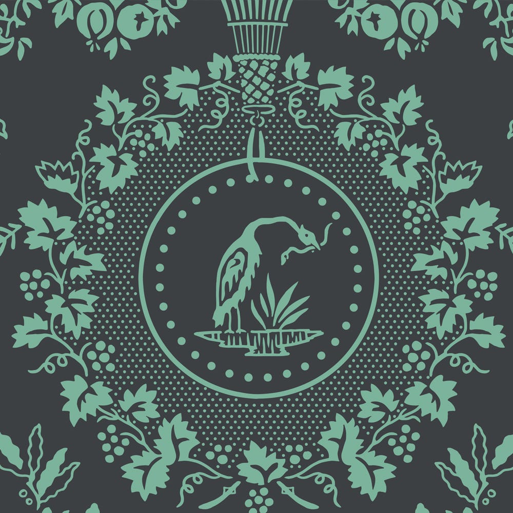 Farrow & Ball Purnon - Wallpaper 210 x 270 mm