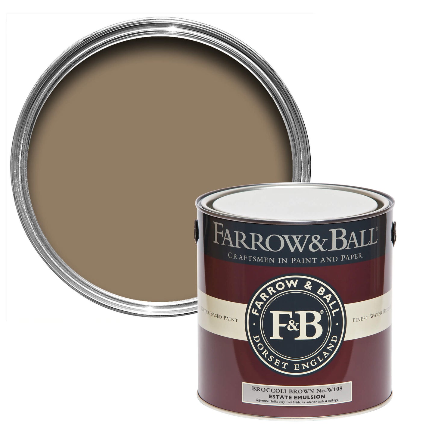 Bespoke Decor 750ml Estate Eggshell Broccoli Brown No.W108 paint
