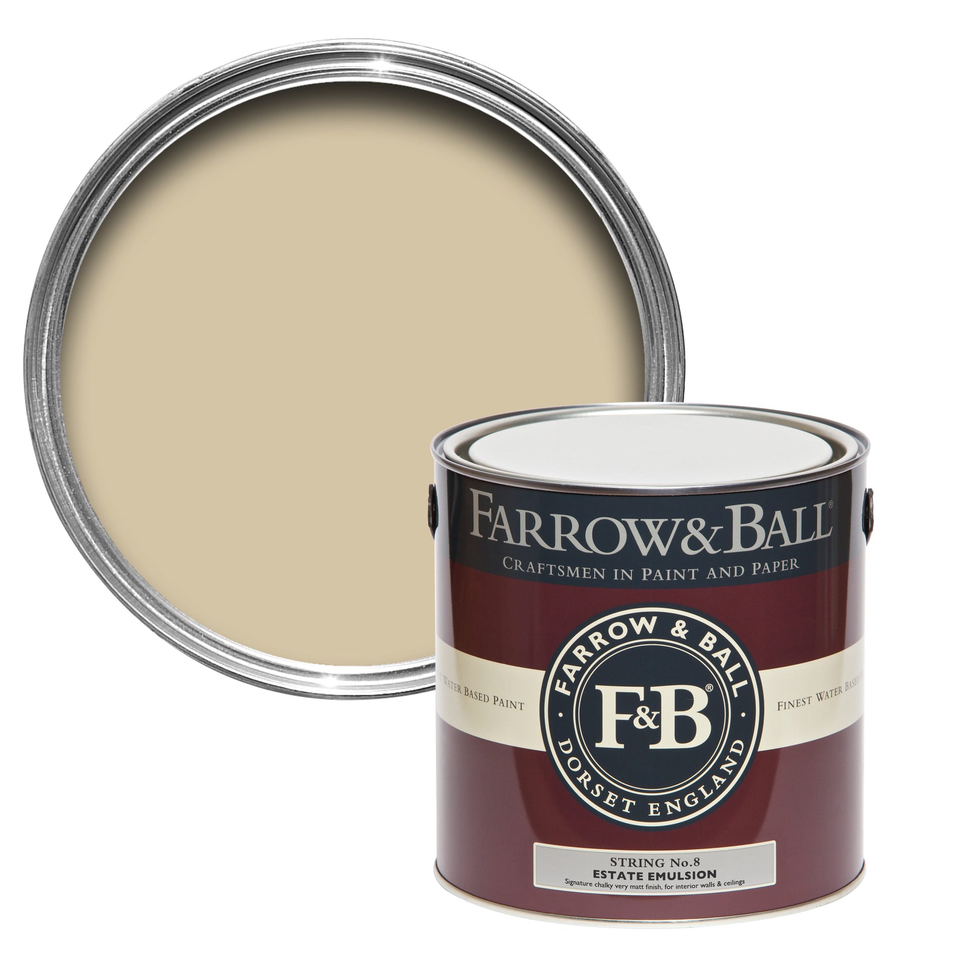 Farrow & Ball String No. 8 - Estate Emulsion 5L