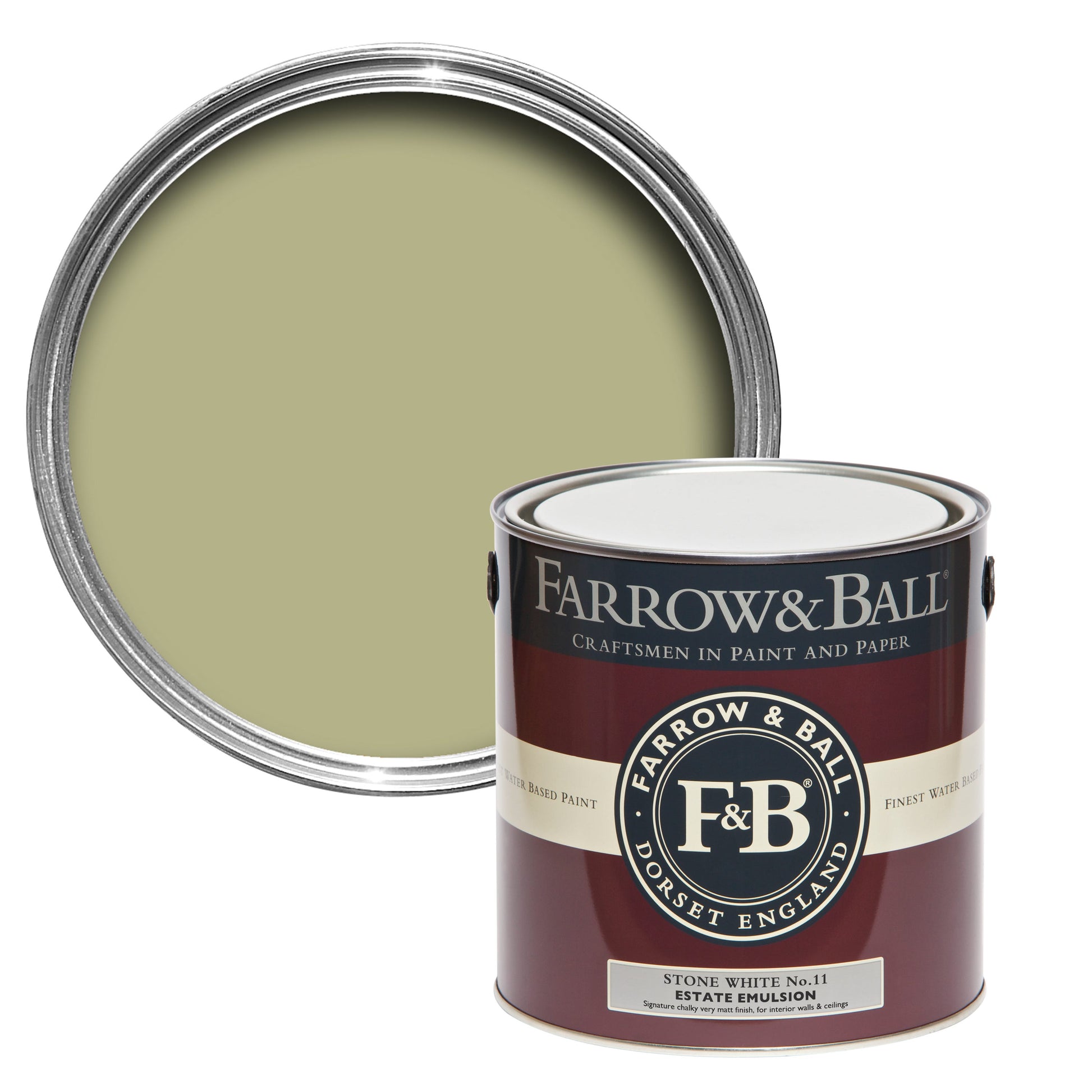 Farrow & Ball Stone White No. 11 - Limewash 5L