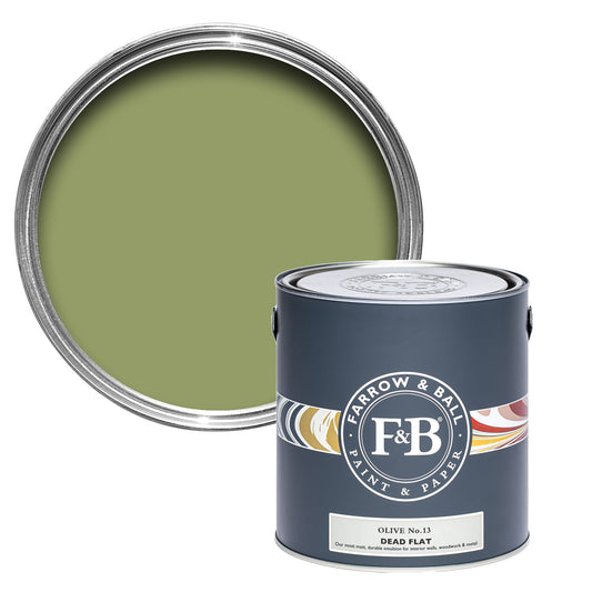 Farrow & Ball Olive No. 13 - Dead Flat 750ml