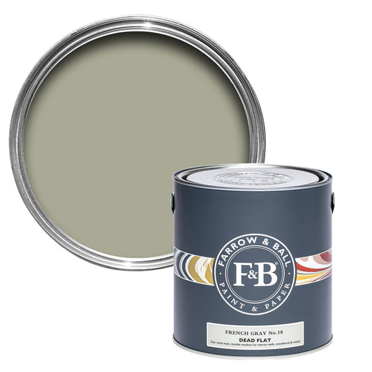 Farrow & Ball French Gray No. 18 - Dead Flat 750ml