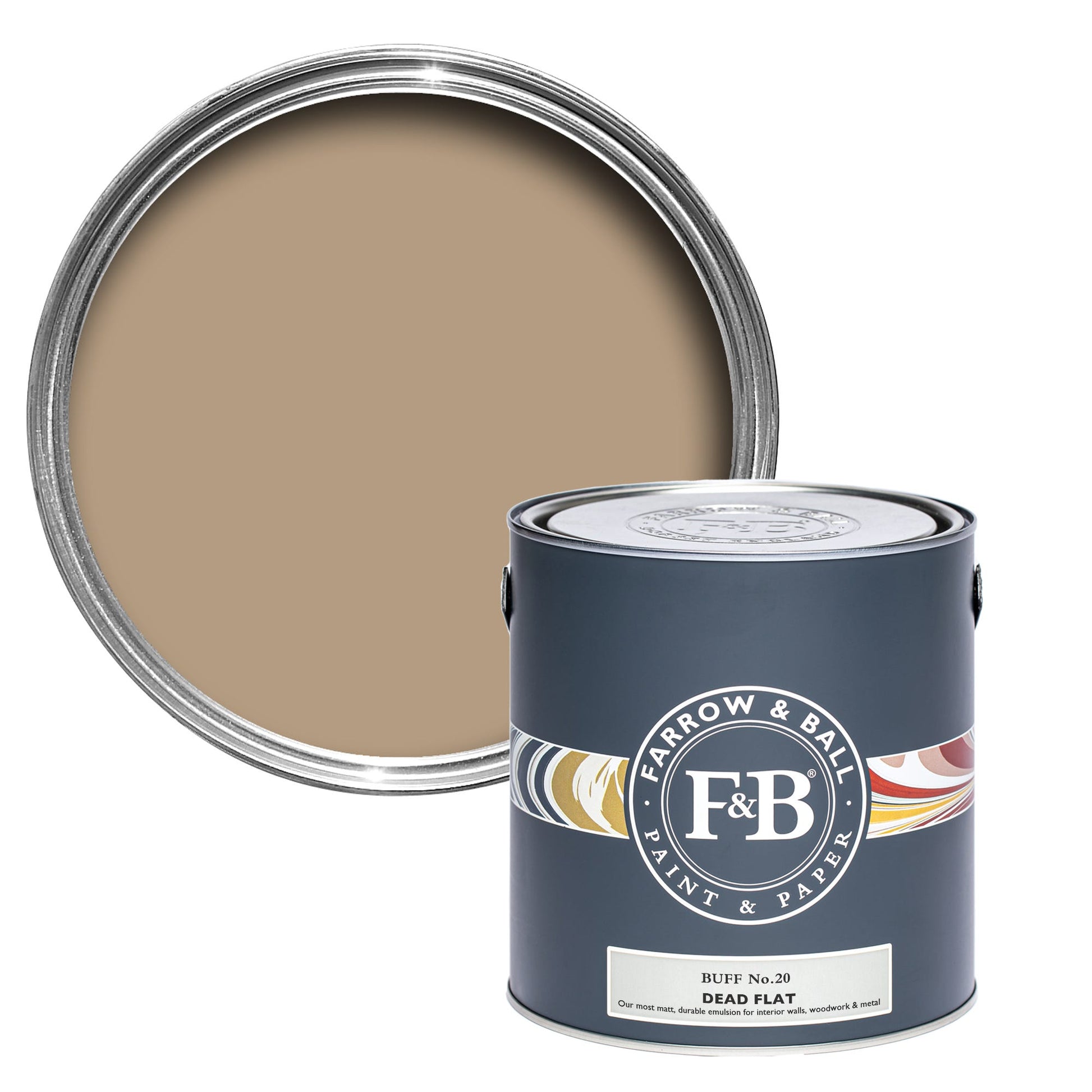 Farrow & Ball Buff No. 20 - Dead Flat 750ml