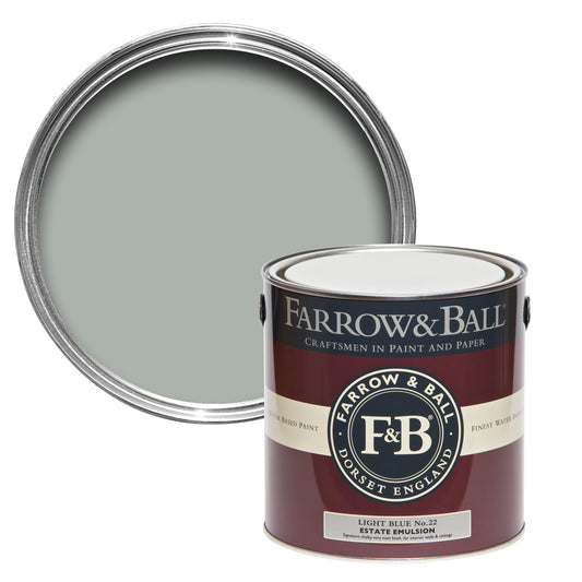 Farrow & Ball Light Blue No. 22 - Estate Emulsion 100ml