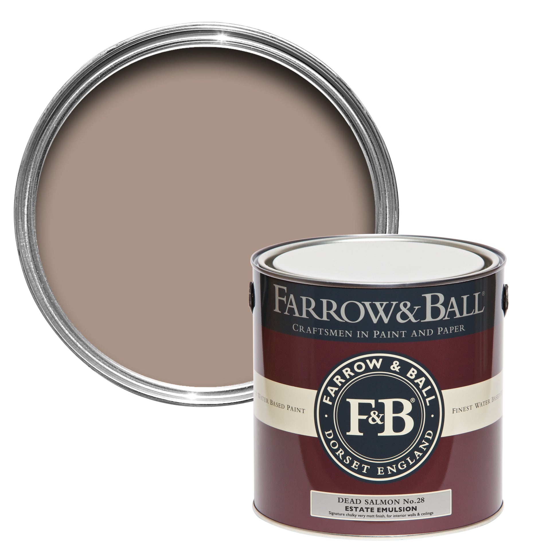 Farrow & Ball Dead Salmon No. 28 - Modern Eggshell 5L
