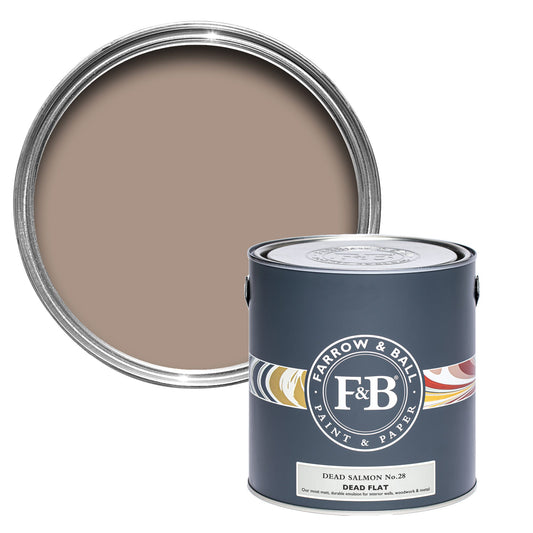 Farrow & Ball Dead Salmon No. 28 - Dead Flat 2.5L