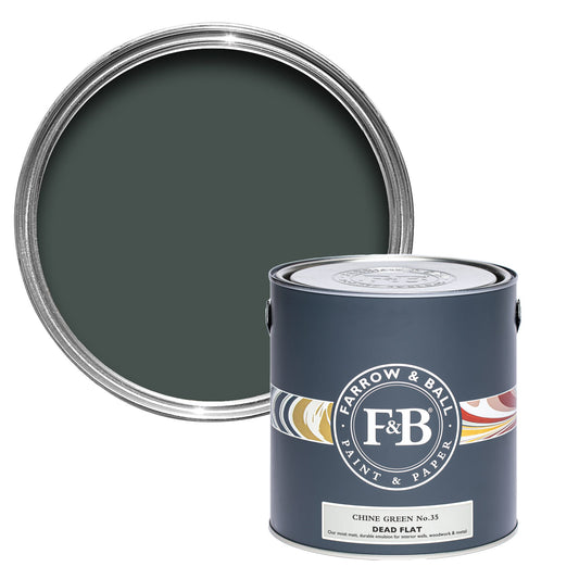 Farrow & Ball Chine Green No. 35 - Dead Flat 5L