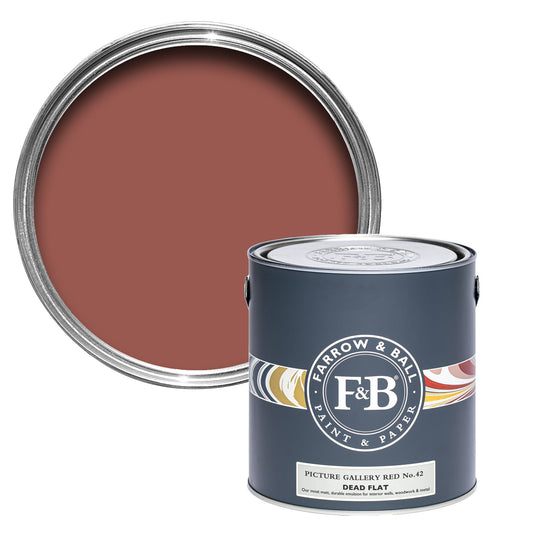 Farrow & Ball Picture Gallery Red No. 42 - Dead Flat 750ml