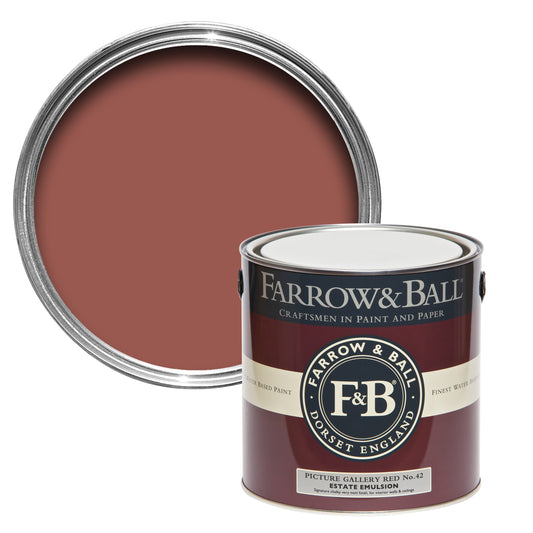 Farrow & Ball Picture Gallery Red No. 42 - Estate Emulsion 100ml
