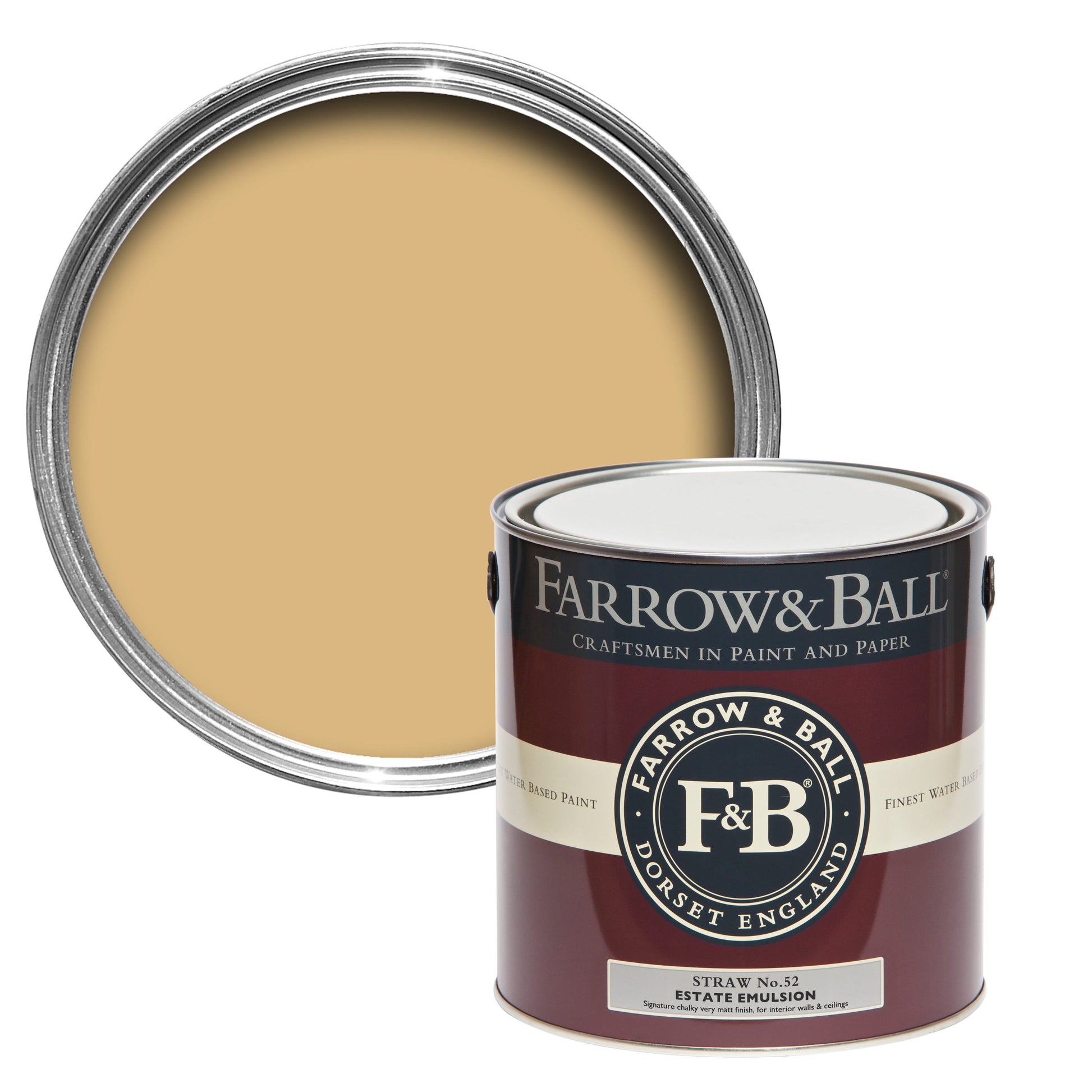 Farrow & Ball Straw No. 52 - Modern Eggshell 750ml