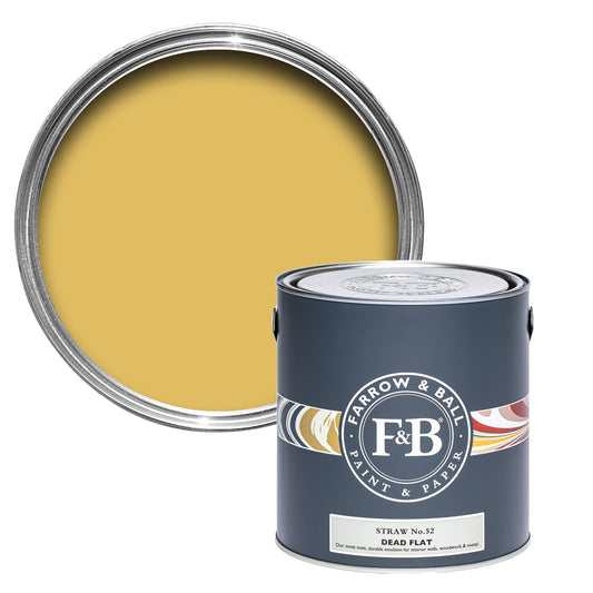 Farrow & Ball Straw No. 52 - Dead Flat 750ml
