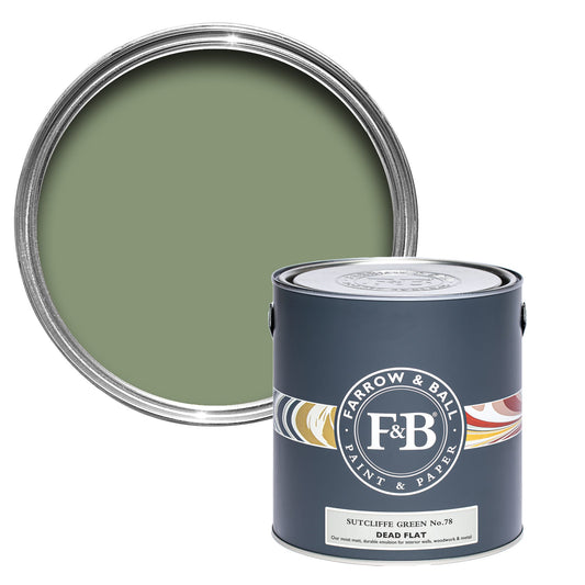 Farrow & Ball Sutcliffe Green No. 78 - Dead Flat 750ml