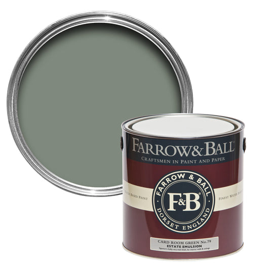 Farrow & Ball Card Room Green No. 79 - Modern Emulsion 5L