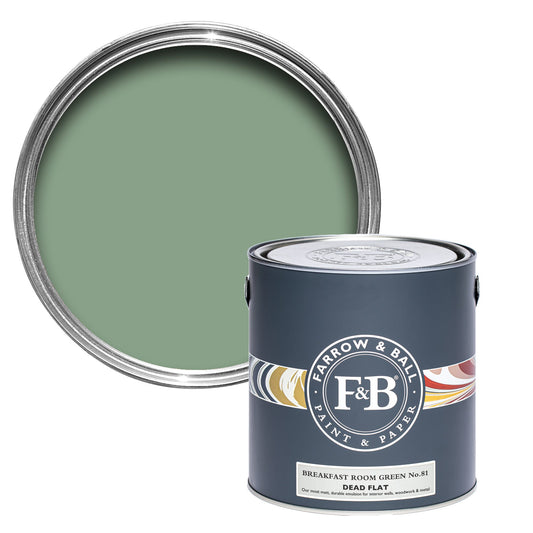 Farrow & Ball Breakfast Room Green No. 81 - Dead Flat 5L