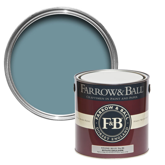 Farrow & Ball Stone Blue No. 86 - Exterior Masonry 5L
