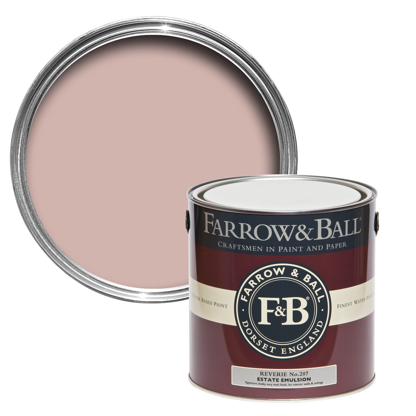 Farrow & Ball Pink Drab No. 207 - Exterior Masonry 5L