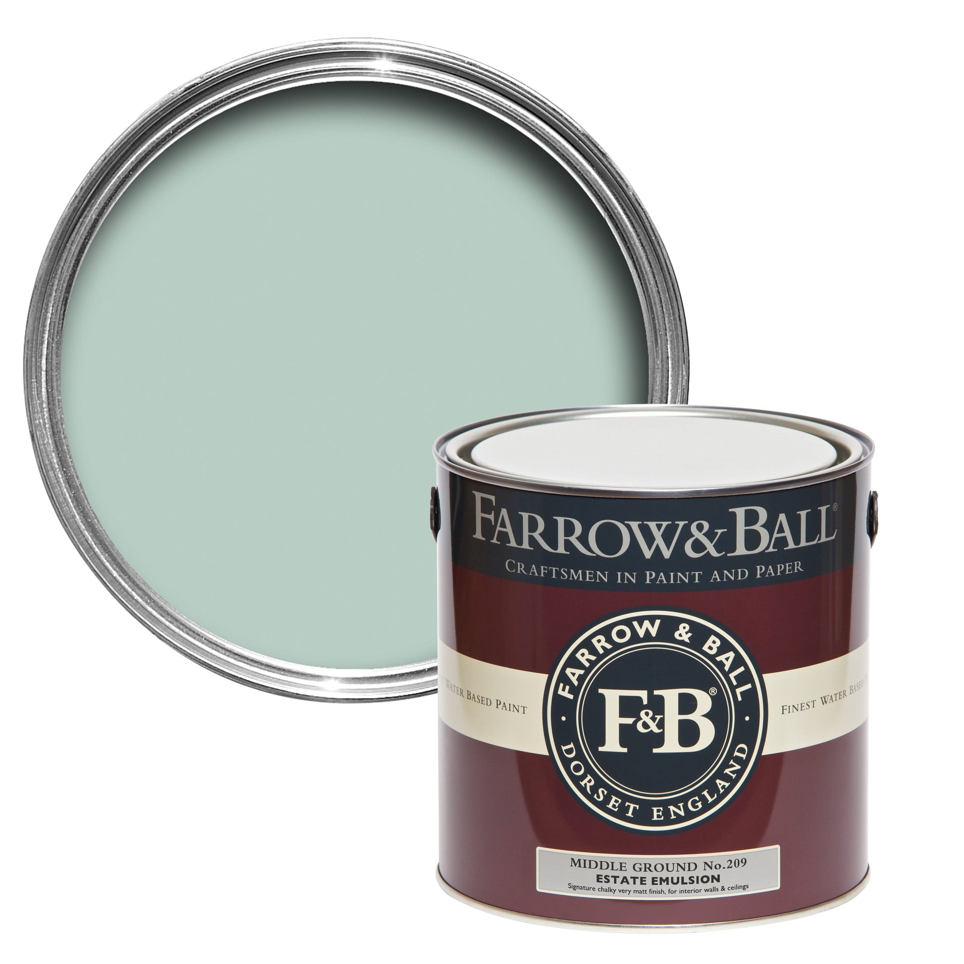 Farrow & Ball Middle Ground No. 209 - Modern Emulsion 5L