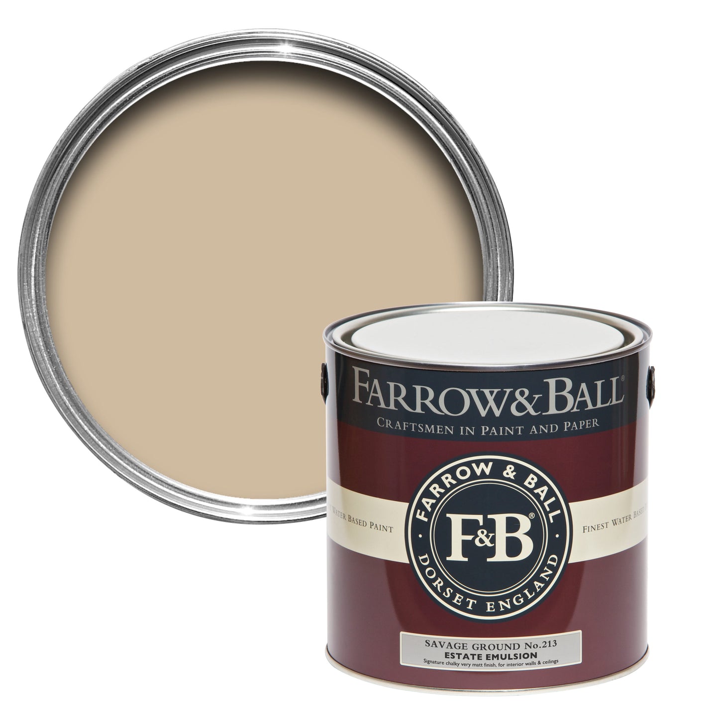 Farrow & Ball Savage Ground No. 213 - Modern Eggshell 2.5L
