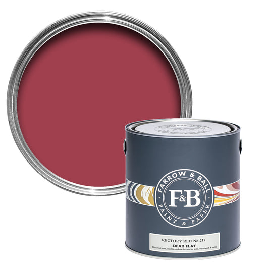 Farrow & Ball Rectory Red No. 217 - Dead Flat 2.5L