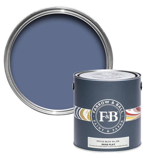 Farrow & Ball Pitch Blue No. 220 - Dead Flat 750ml