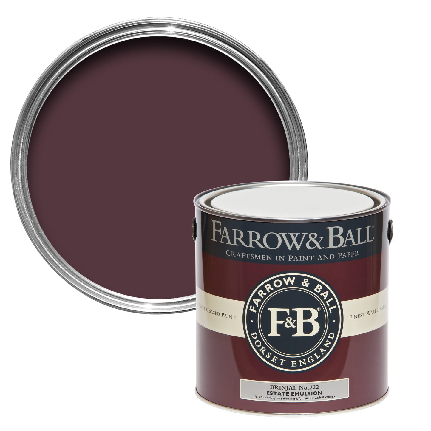 Farrow & Ball Brinjal No. 222 - Modern Emulsion 2.5L