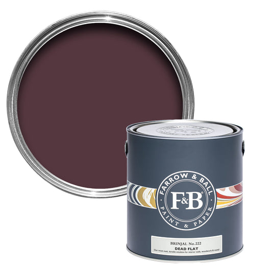 Farrow & Ball Brinjal No. 222 - Dead Flat 750ml