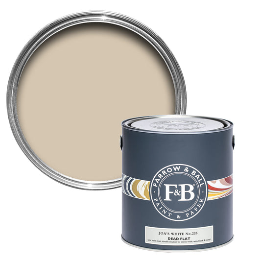 Farrow & Ball Joa's White No. 226 - Dead Flat 2.5L