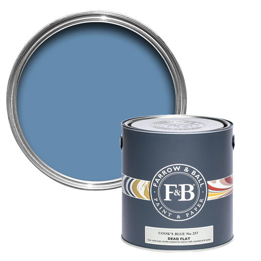 Farrow & Ball Cook's Blue No. 237 - Dead Flat 750ml