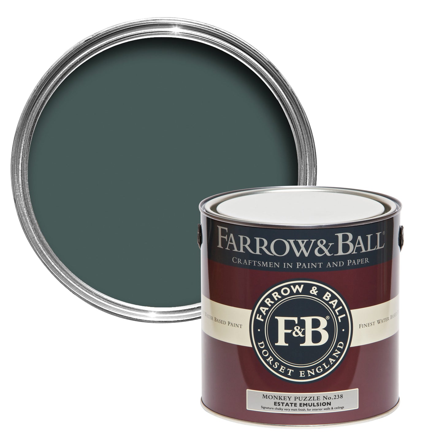 Farrow & Ball Monkey Puzzle No. 238 - Modern Eggshell 5L
