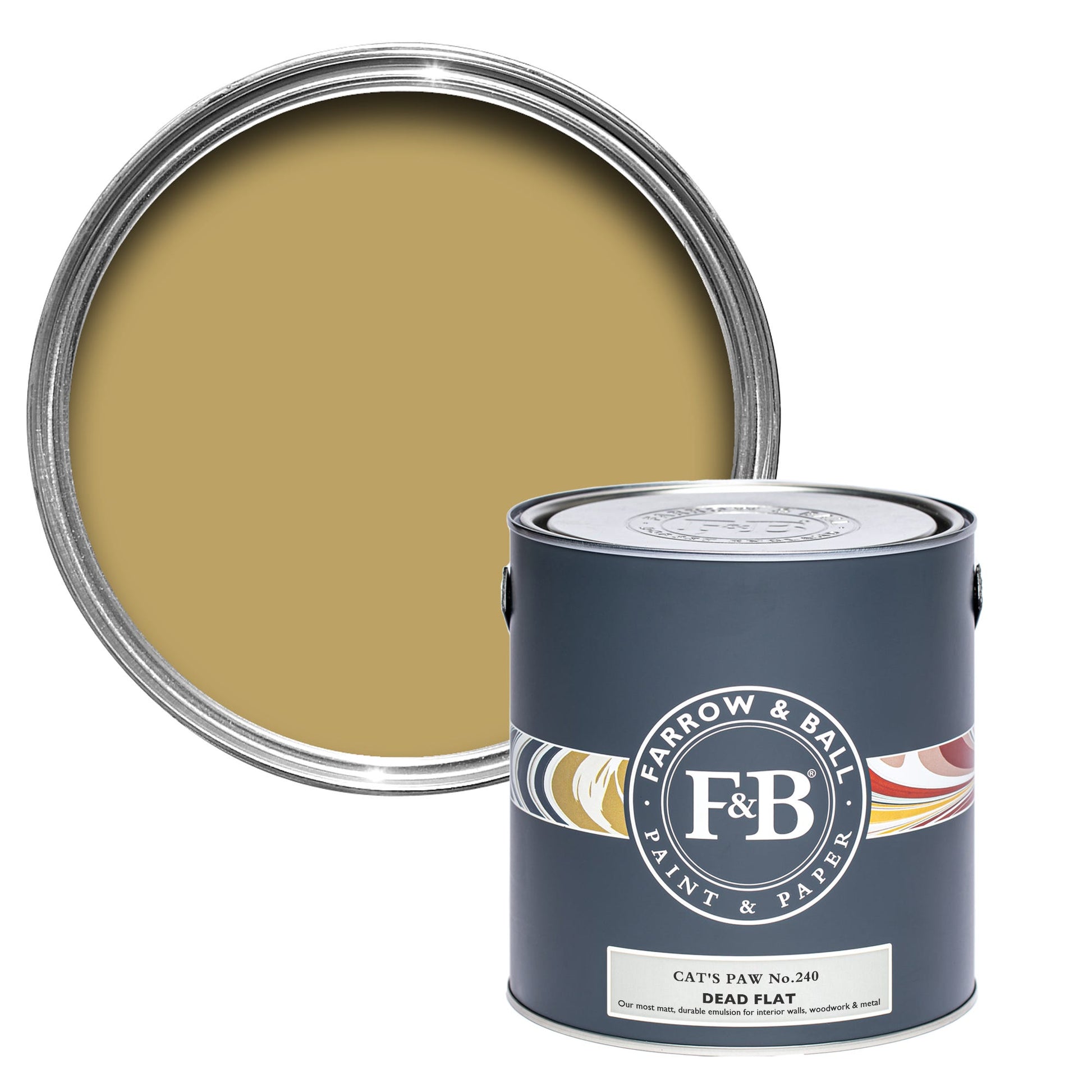 Farrow & Ball Cats Paw No. 240 - Dead Flat 750ml