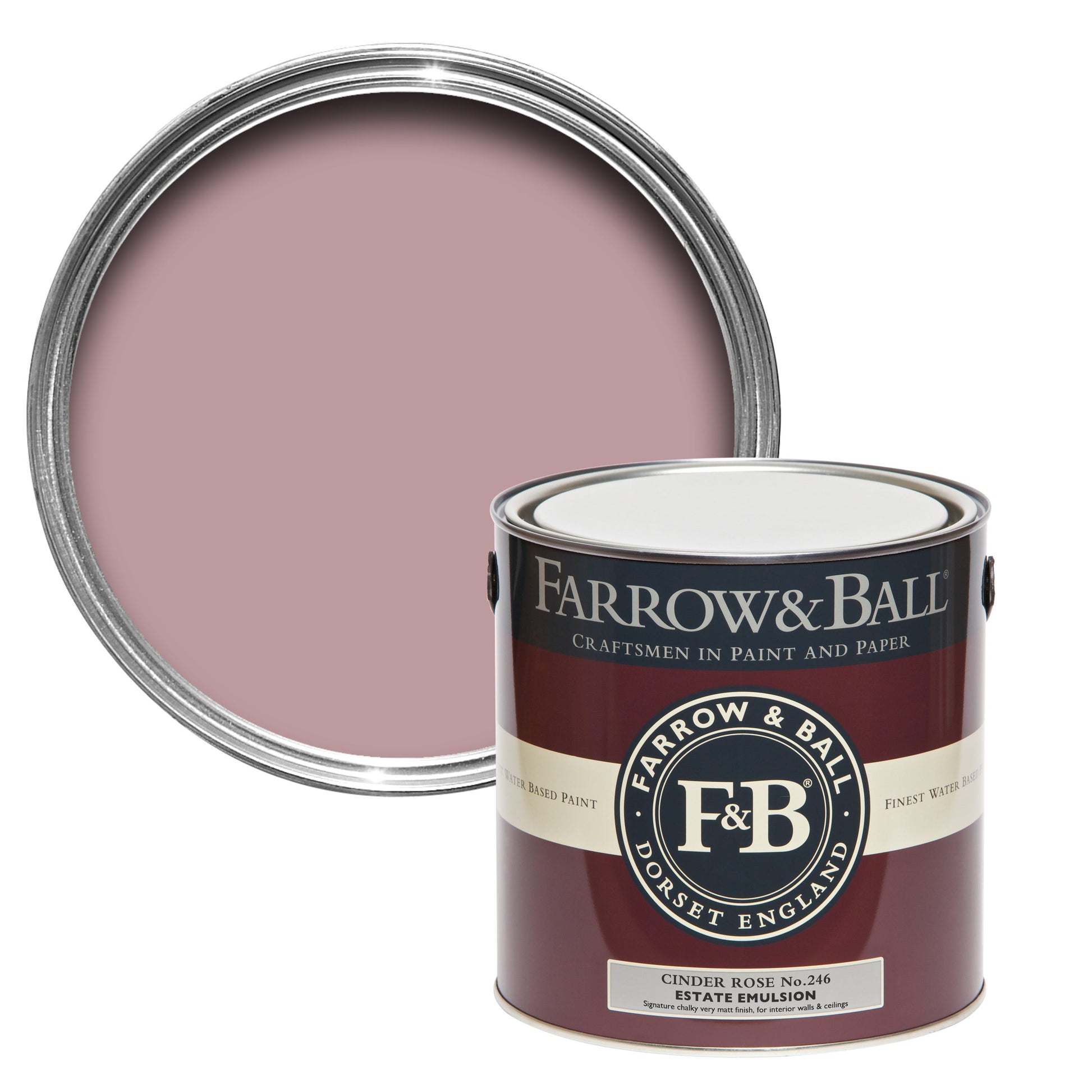 Farrow & Ball Cinder Rose No. 246 - Modern Eggshell 750ml