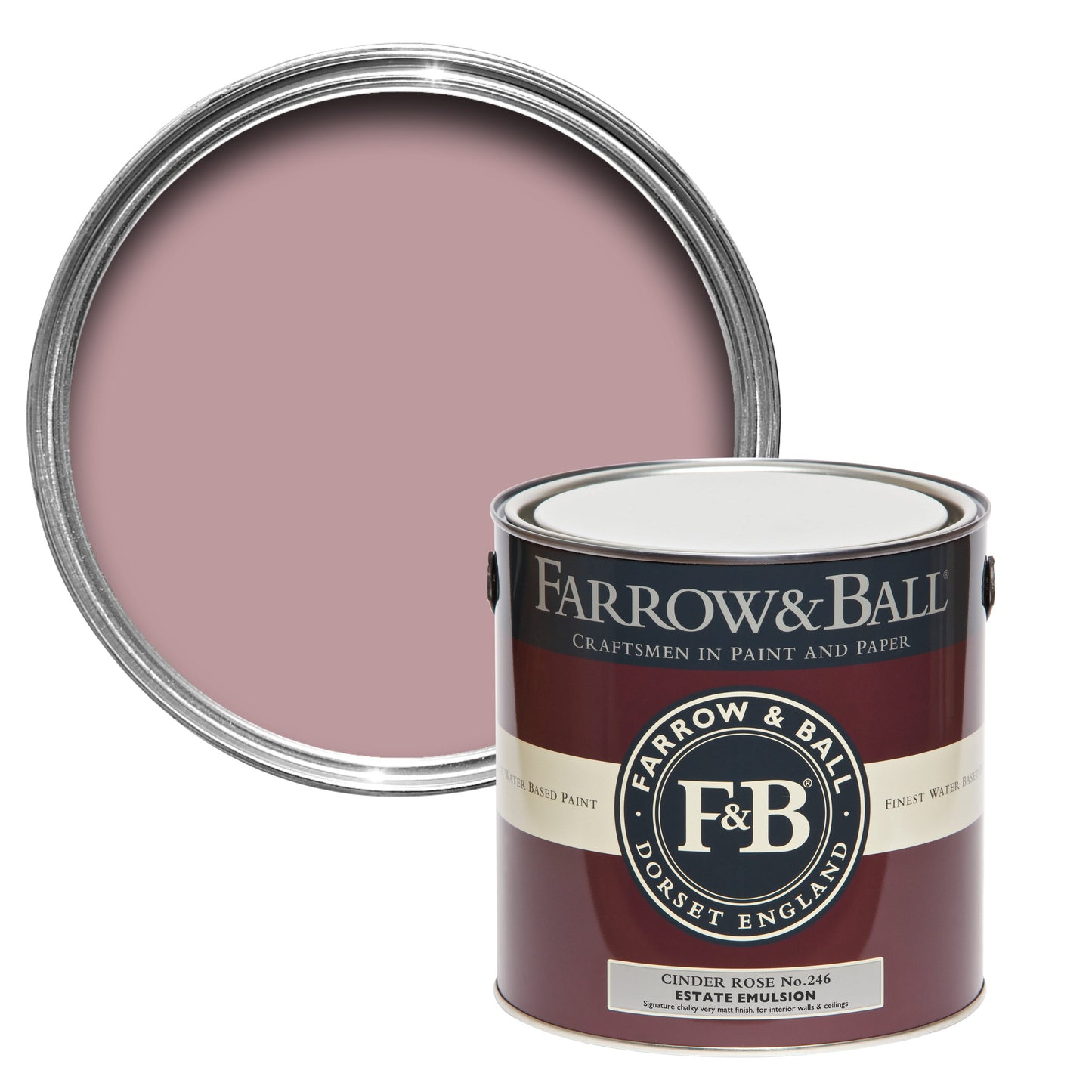 Farrow & Ball Cinder Rose No. 246 - Modern Eggshell 750ml