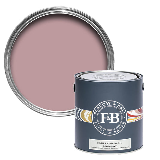 Farrow & Ball Cinder Rose No. 246 - Dead Flat 750ml